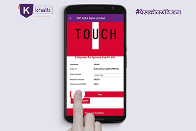 load funds in Khalti using NIC Asia eBanking